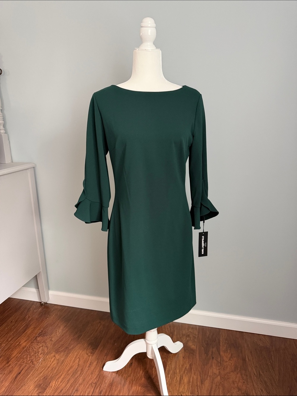 NWT Karl Lagerfeld Dark Teal Dress